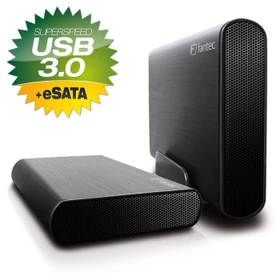 Fantec DB-Alusky U3e schwarz, USB-B 3.0/eSATA