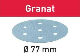 Festool Granat STF D77/6 P80 GR/50 Schleifblatt K80, 77mm, 50 Stück