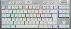 Logitech G915 X Lightspeed TKL, weiß, LEDs RGB, GL TACTILE, USB/Bluetooth, DE (920-012733)
