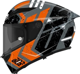 Suomy Stellar 2 Entropy matt grau/schwarz/orange