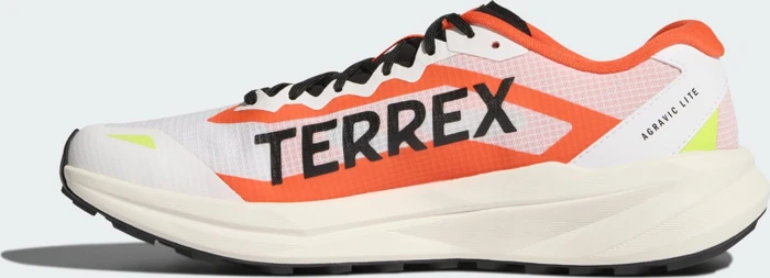 adidas Terrex Agravic Lite white/core black/impact orange (Herren)