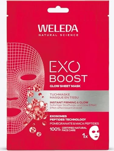 Weleda Exo Boost Glow Tuchmaske, 1 Stück