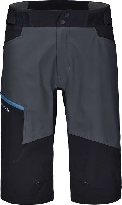 Ortovox Pala Kletterhose kurz black steel (Herren)