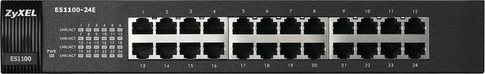 Zyxel ES1100 Desktop Switch, 24x RJ-45