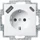 Busch-Jaeger Busch-Balance SI SCHUKO USB-Steckdose Safety+, alpinweiß (20 EUCB2USBAC-914)