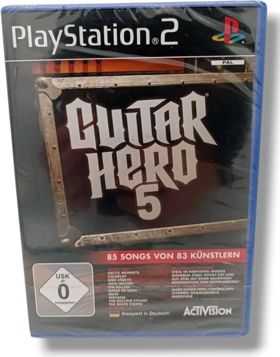 Guitar Hero 5 - nur Software (PS2)