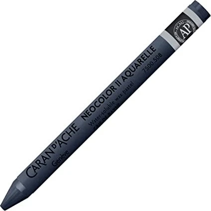 Caran d'Ache Neocolor II Aquarelle Wachskreide, paynesgrau, 10er-Pack