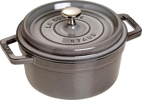Zwilling Staub Cocotte Schmortopf rund 20cm 2.2l grafitgrau