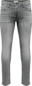 ONLY & SONS Slim Low Loom Jeans grey denim (Herren)