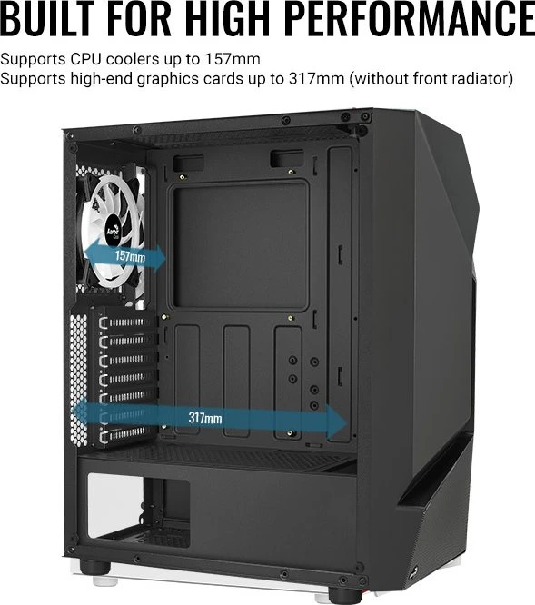 AeroCool Scape, Glasfenster