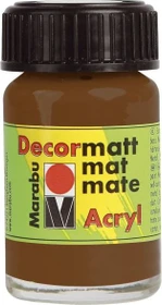 Marabu Decormatt Acrylfarbe, hellbraun, 15ml