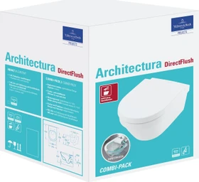 Villeroy & Boch Architectura Wand-WC DirectFlush Combi-Pack mit WC-Sitz