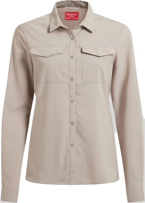 Craghoppers NosiLife Pro III Hemd langarm soft mushroom (Damen)
