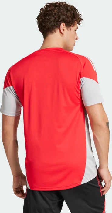 adidas Tiro 25 Competition Funktionsshirt kurzarm pure ruby/team grey four (Herren)