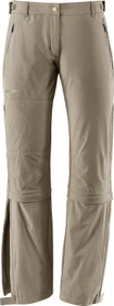 Vaude Farley Stretch Capri T-Zip II Zip-Off Hose lang muddy (Damen)