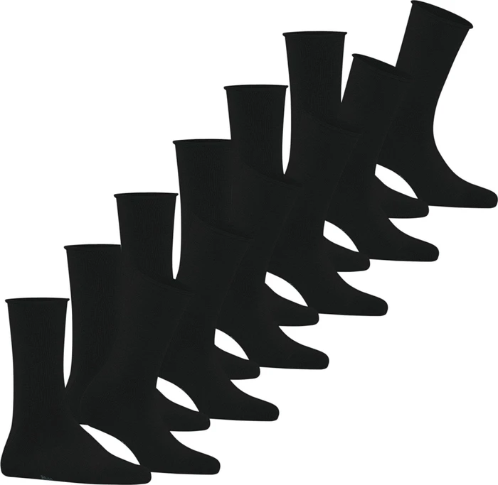 Falke Happy Socken schwarz, 6 Paare (Damen)