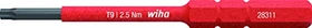 Wiha 283115 slimBit electric VDE Torx Wechselklinge 6mm, T9x75mm