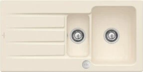 Villeroy & Boch Architectura 60 XR Einbau Becken reversibel mit Ablauffernbedienung ivory