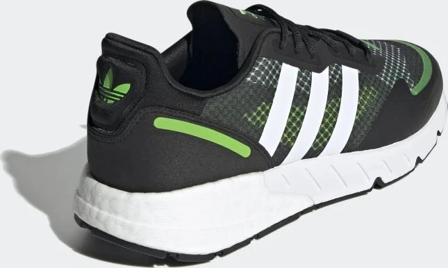 adidas ZX 1K Boost core black/cloud white/solar green (Herren)