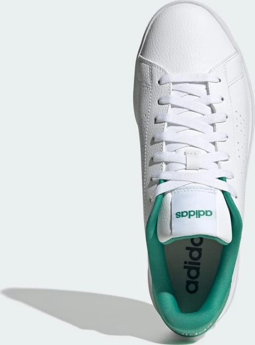 adidas Advantage Base 2.0 cloud white/semi court green