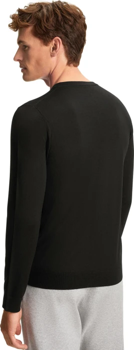 Falke Basic Apparel V-Ausschnitt Pullover schwarz (Herren)