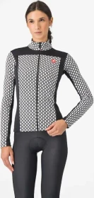 Castelli Sfida 2 Trikot langarm schwarz/weiß (Damen)
