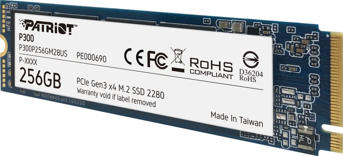 Patriot P300 256GB, M.2 2280 / M-Key / PCIe 3.0 x4