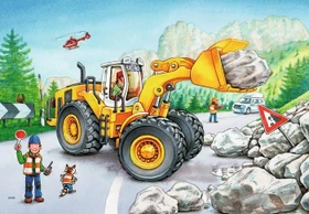 Ravensburger Puzzle Bagger und Waldtraktor