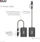 Club 3D USB-C/USB-A 3.0 [Stecker] auf HDMI 4K/30Hz [Buchse], VGA 1080/60Hz [Buchse], M/F Adapter Vorschaubild