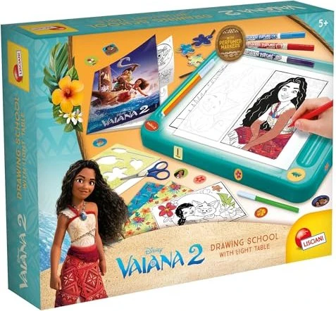 Lisciani Disney Vaiana 2 Zeichenschule Mit Leuchttisch