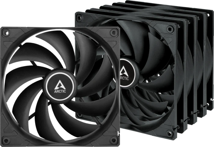 ARCTIC F14 schwarz, 140mm, 5er-Pack