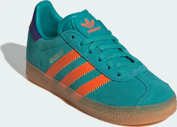 adidas Gazelle pure teal/impact orange/collegiate purple (Junior)