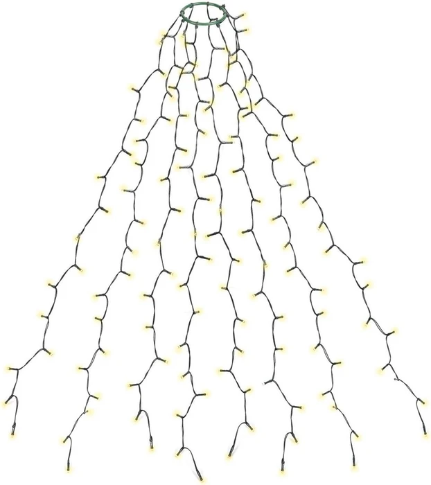 Salcar Baumkette Lichterkette LED 200x warmweiß