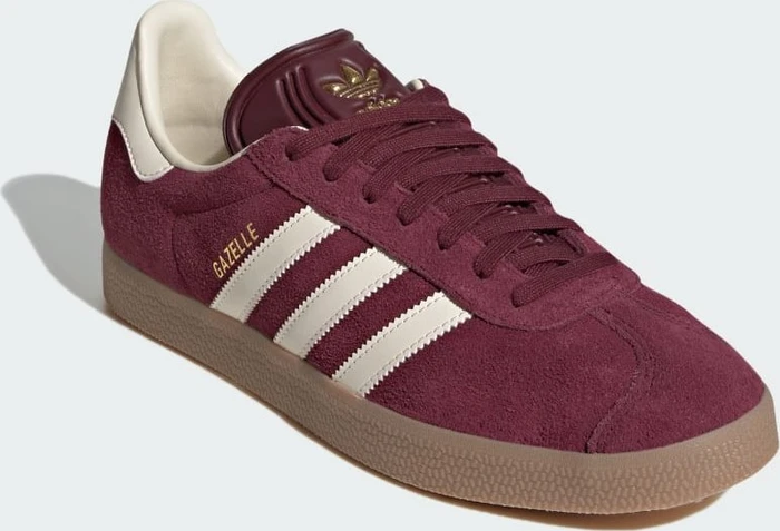 adidas Gazelle maroon/cream white/gum (Herren)