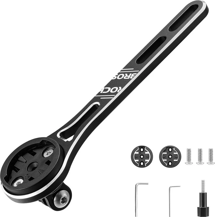 Rockbros Aero Fahrradcomputer Halterung black/big logo