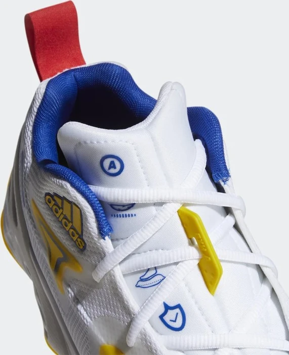 adidas Exhibit A cloud white/team colleg purple/team yellow