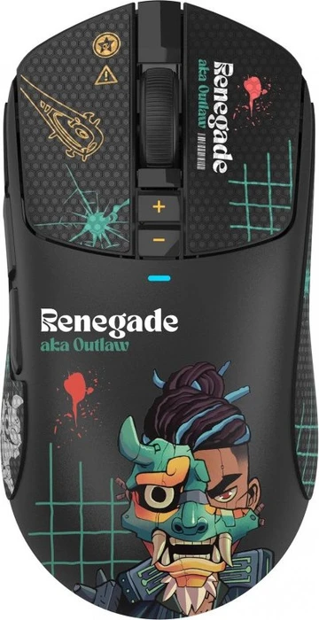A4Tech Bloody R72 Ultra Duo Wireless Gaming Mouse mit Ladestation, Renegade Midnight, USB