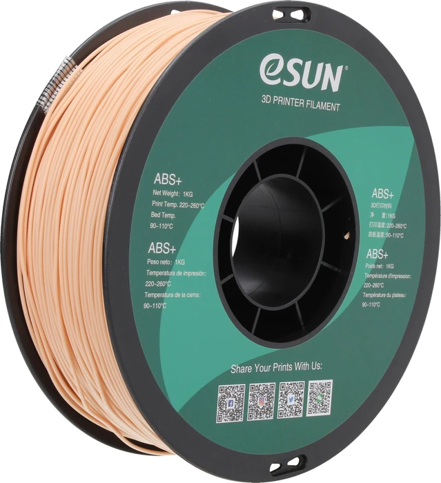 eSUN ABS+, beige, Spule, 1.75mm, 1.00kg