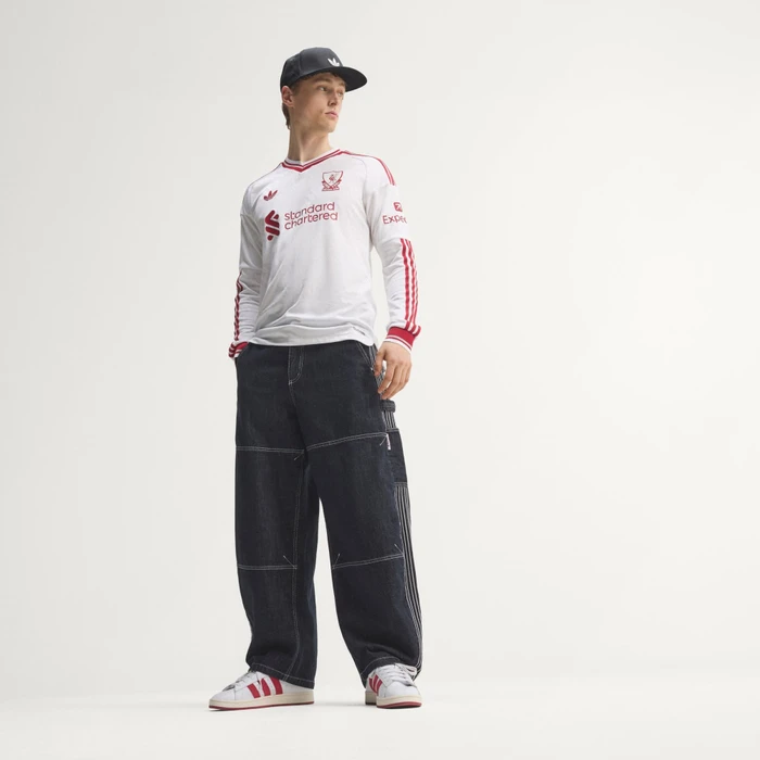 adidas Liverpool FC Authentic 2026/2027 Auswärtstrikot langarm (Herren)