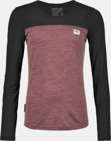 Ortovox 150 Cool Logo Funktionsshirt langarm black raven (Damen)
