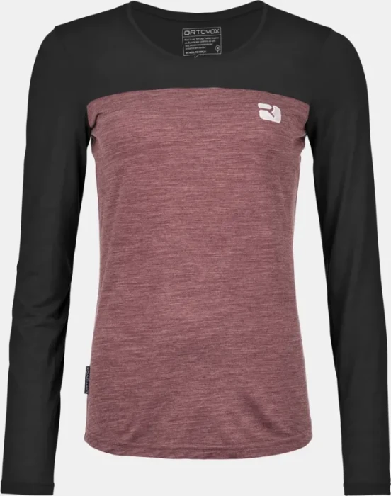 Ortovox 150 Cool Logo Funktionsshirt langarm black raven (Damen)