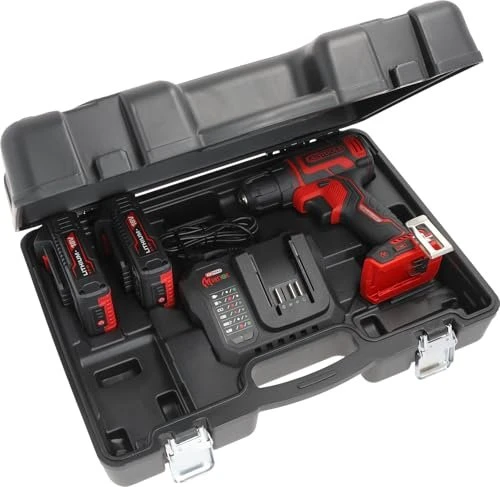 KS Tools eMONSTER Akku-Bohrschrauber inkl. Koffer + 2 Akkus 2.0Ah