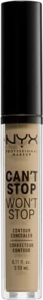 NYX Can't Stop Won't Stop Contour Concealer caramel, 3.5ml