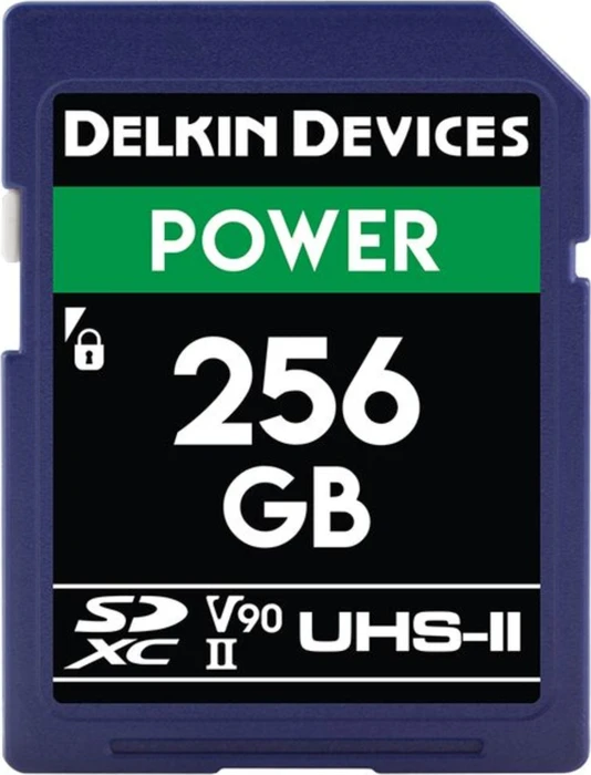 Delkin Power 2000X R300/W250 256GB, UHS-II U3, Class 10