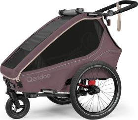 Qeridoo Kidgoo 1 Fahrradanhänger wildberry violet (Modell 2026)