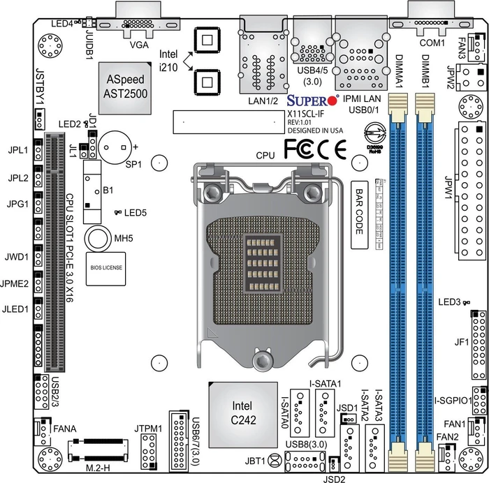Supermicro X11SCL-IF, bulk (Intel 1151 v2)