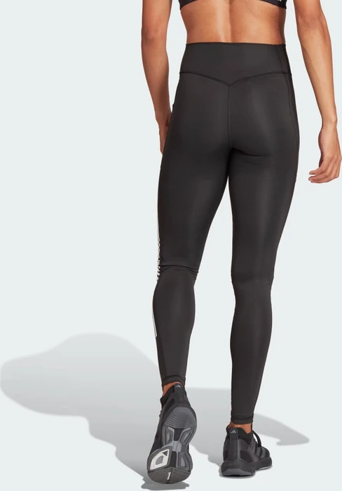 adidas Optime 3-Streifen Full-Length Hose lang black (Damen)