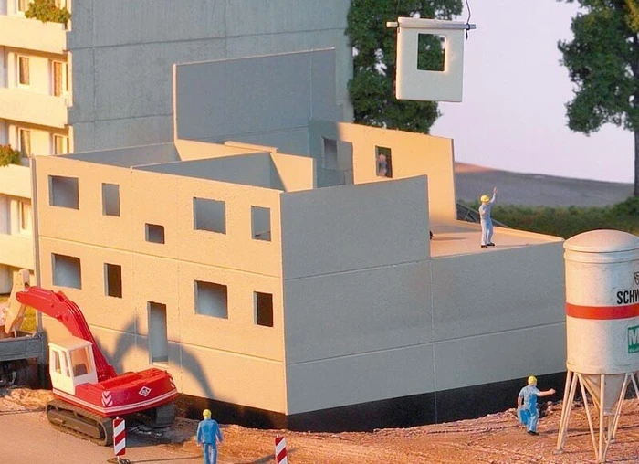 Piko Ergänzungsset Plattenbau WBS70, 2 Stockwerke
