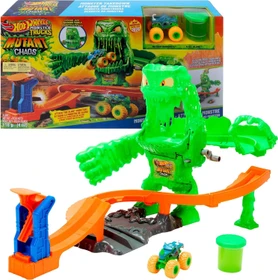 Mattel Hot Wheels Monster Trucks Monster Trucks Mutant Monster Takedown Playset