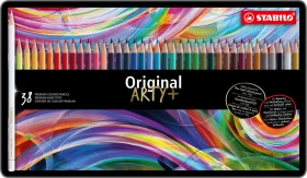 STABILO Original Arty+ Buntstift 38 Farben, Metalletui, 38er-Set